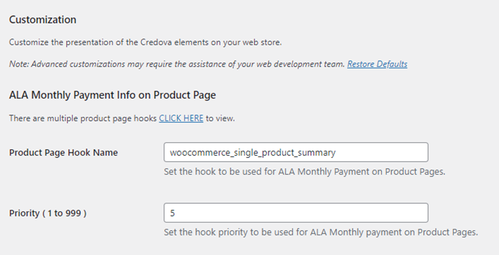 WooCommerce Plugin Customizations